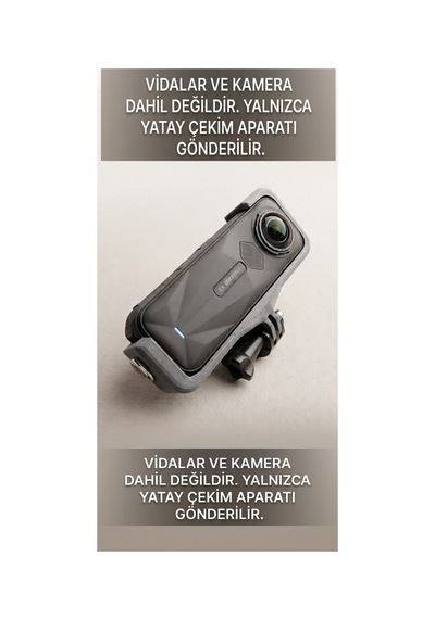 Insta360 X5 Yatay Çekim Aparatı Siyah