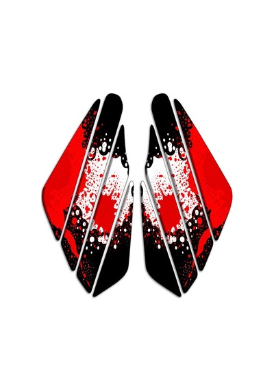 Universal Motosiklet Yan Pad 3d Sticker 013 Diğer