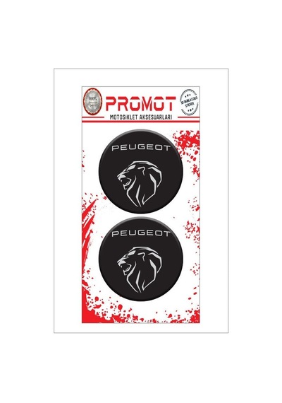 Peugeot Amblemi Oto Sticker 3d 04