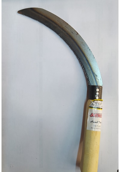 Ot Orağı El Tipi Ot Testeresi Ahşap Saplı 30 CM