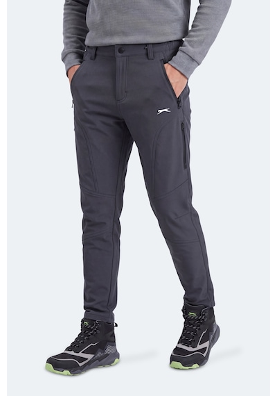 Slazenger Celyon Erkek İçi Polarlı Rüzgar Ve Su Geçirmez Softshell Antrasit Pantolon
