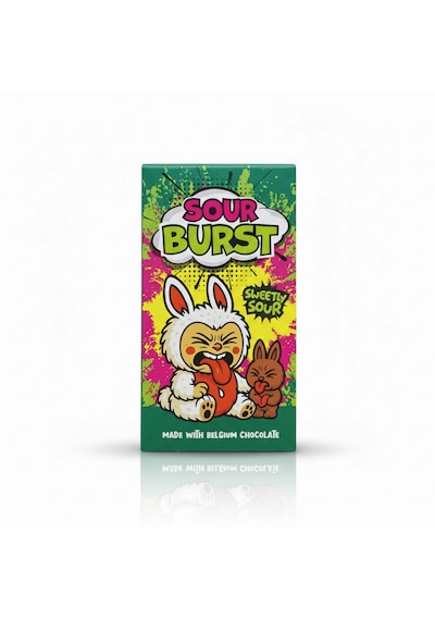 7bitez Sour Burst Sürpriz Dolgulu Figürlü Çikolata 40g