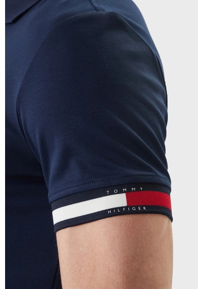 Tommy Hilfiger Erkek Polo Yaka T Shirt Mw0mw42743 Dcc Lacivert