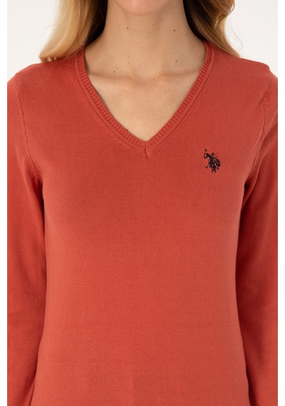 U.S. Polo Assn. U.s. Polo Assn. Kadın Gül Kurusu Kazak /triko 50313590-vr026 Gul Kurusu