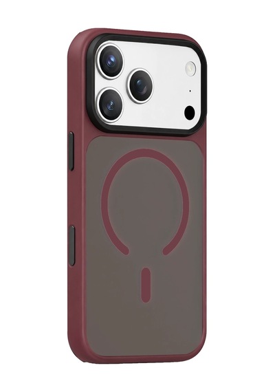 Joko Apple İphone 18 Pro Megane Magsafe Kapak - Bordo Diğer