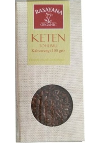 Rasayana Organik Kahverengi Keten Tohumu 100 G