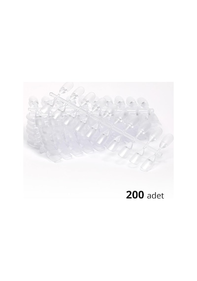 Tips Şeffaf Badem 200'lü Kartela