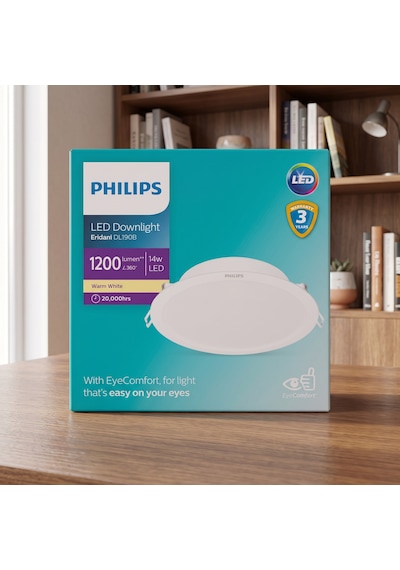 Philips Eridani 14w Kesim Yeri 150mm Dış Çapı 165 Mm Eyecomfort 3000k