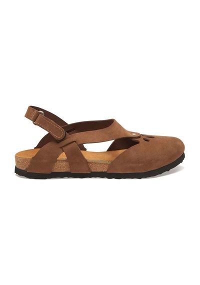 Comfortfusse Megan - Kadın Ortopedik Hakiki Deri Sandalet Kum