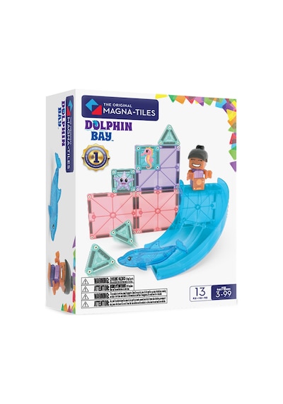 Magna-tıles - Dolphin Bay Manyetik Bloklar - 13 Parça Mavi