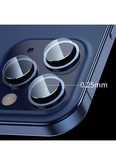 Baseus Apple     Uyumlu iPhone 12 Pro 6.1-pro Max 6.7 Tempered Kamera Lens Koruma Camı 2set- 5775