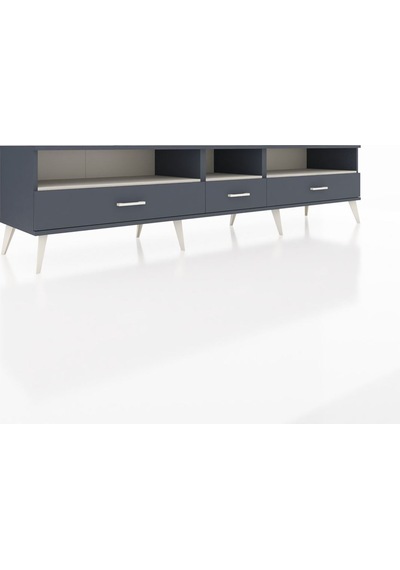 Hyperion Tv Ünitesi 3 Raflı 3 Çekmeceli 220x44x51 Antrasit-aytaşı/antrasit Aytası/antrasıt - Antrasıt Hyperion Tv Ünitesi 3 Raflı 3 Çekmeceli 220x44x51 Antrasit-aytaşı/antrasit Aytası/antrasıt - Antrasıt