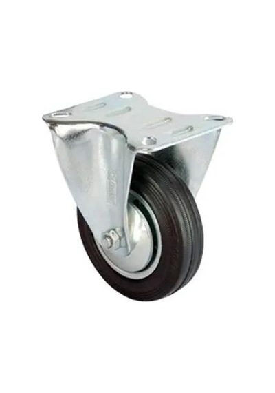 Tedar Servis Tekeri - Tablalı Siyah Sabit - Çap 150 Mm Najmaddin Standart