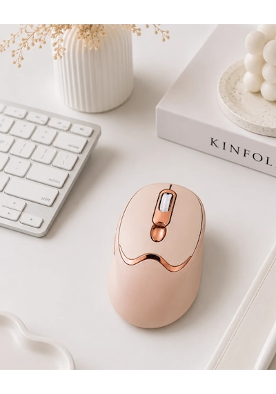 Sessiz Tıklama Özellikli Şarjlı Kablosuz Mouse Çoklu Cihaz Uyumlu 27516666