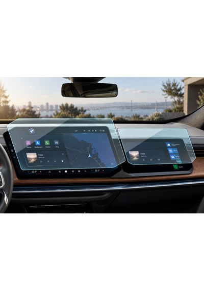 Bmw İ7 Multimedya Ve Sağ Yolcu Ekranı Ekran Koruyucu 9h Nano 2026-2027