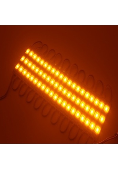 10 Adet 5 Watt Amber Işık Ip65 Modül Led, 10 Adet Magnetli, Çok Kaliteli Amber Işık Modül Led Amber