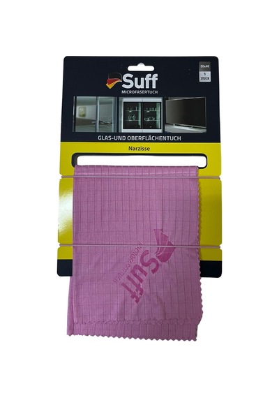 Nergis Narzisse Mikrofiber Yüzey Ve Cam Temizlik Bezi 50 X 40 Cm, Pembe