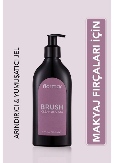Flormar Brush Cleansing Gel Makyaj Fırçası Temizleyici 000 (Transparan)
