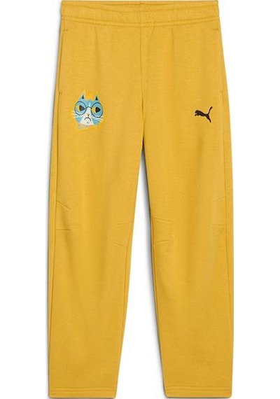 Puma Moody Cat Çocuk Sarı Eşofman Altı Sarı