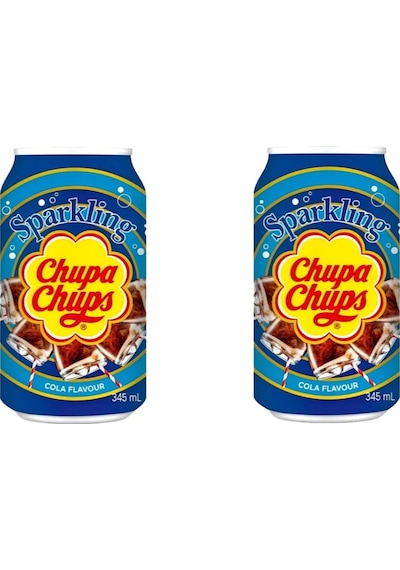 Chupa Chups Sparkling Cola Flavour - Kola Aromalı Gazlı İçecek 345 Ml 2 Adet