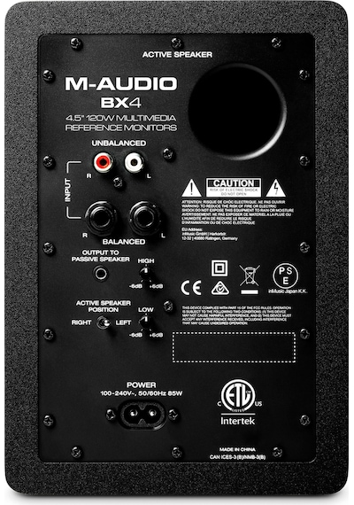 M-Audıo Bx4 Monitör Sistemi Çift M-Audıo Bx4 Monitör Sistemi Çift
