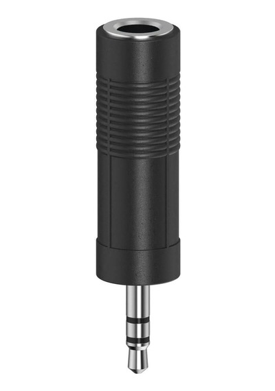 Ses Adaptörü, 3.5mm Plug - 6.3mm Socket, Stereo