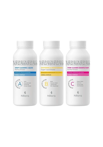 Aha + Bha + C Hydrafacial Solüsyonu 3'lü Set