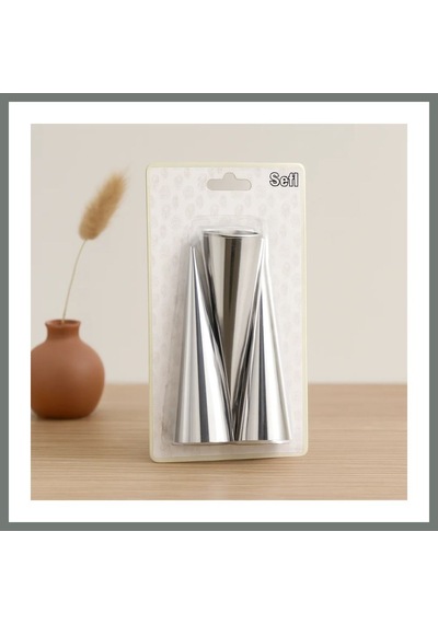 Bezos Metal Pasta Dekorasyon Kalıbı 3'lü Çap 3.4 Cm X 12 Cm Mmbz Diğer