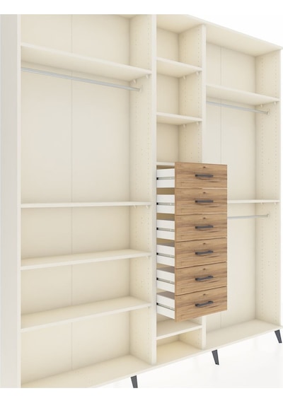 Arges Dolap 10 Raflı 6 Çekmeceli 3 Askılı 220x30x243 Aytaşı-aytaşı/çam Aytası/atlas Çam Arges Dolap 10 Raflı 6 Çekmeceli 3 Askılı 220x30x243 Aytaşı-aytaşı/çam Aytası/atlas Çam