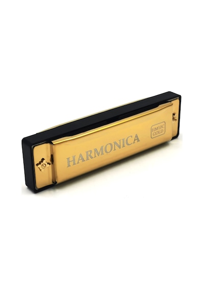 Hermann Mayer Hm10c Gold Harmonica - Domajör Mızıka