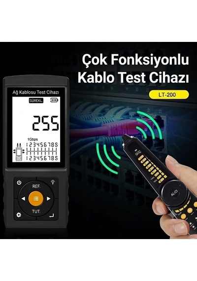 Novacom Nvc-lt200 3'' Lcd Ekranlı Tdr Metraj - Pse Voltaj - Network Kablo Test Cihazı
