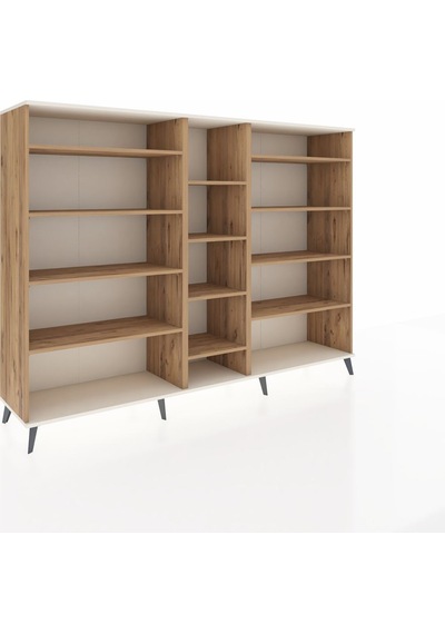 Hyperion Dolap 11 Raflı 220x44x163 Çam-aytaşı/çam Aytası/atlas Çam - Atlas Çam
