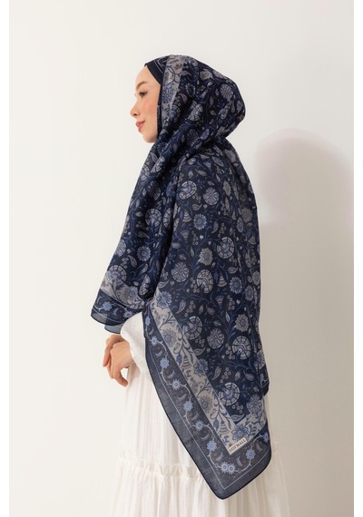 Mimiyum Soft Şal-çini Desenli - Model 9 Çok Renkli