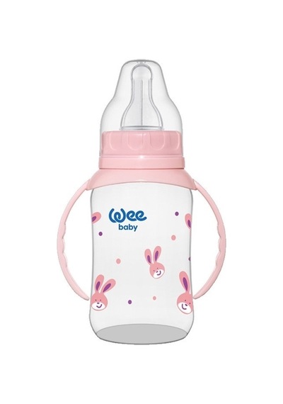 Wee Baby P.p Kulplu Biberon 150ml Kod:744 - Pembe