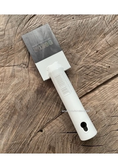 Dekor 5cm Spatula Raspa Yer Kazıma Aparatı Çelik Cam Kazıma