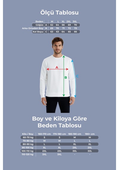 Goffra Erkek Focus Esnek Kumaş Yumuşak Dokulu Günlük Sweatshirt Yeşil M401-r0342-02 Yeşil