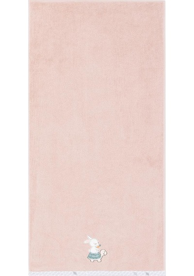 Gezenbebe Hero Nakışlı Bebek Çocuk Banyo Havlusu 70x140 Pembe
