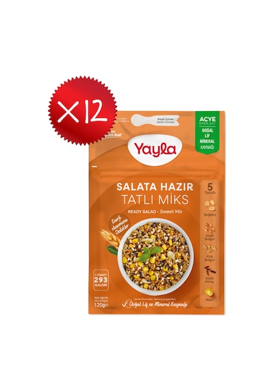 Yayla Salata Hazır Tatlı Miks 120 Gr X 12 Adet
