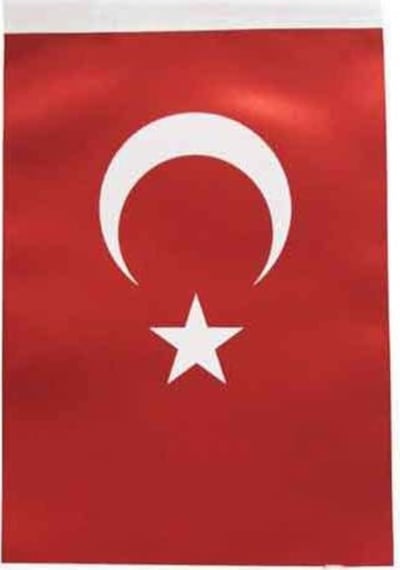 Alpaka Turk Bayragı 40x60 Cm Diğer