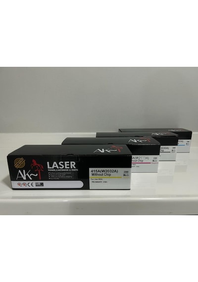 Ak Hp W2033a 415a Chipsiz Kırmızı Uyumlu Toner 2300 Sayfa