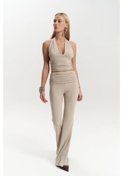 Mai Collection Mai Studios Co. Jody Taş Crop Pantolon Takım Taş
