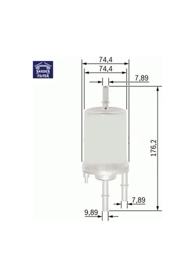 Yakıt Filtresi A4 1.8t 02-04 - A6 2.4-3.0 04-06 - A8 6.0 03-10 X Sardes 4f0201511b/ 4f0201511d