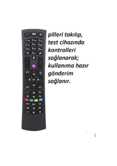 Vestel Uyumlu 3D Led Tv Kumandası