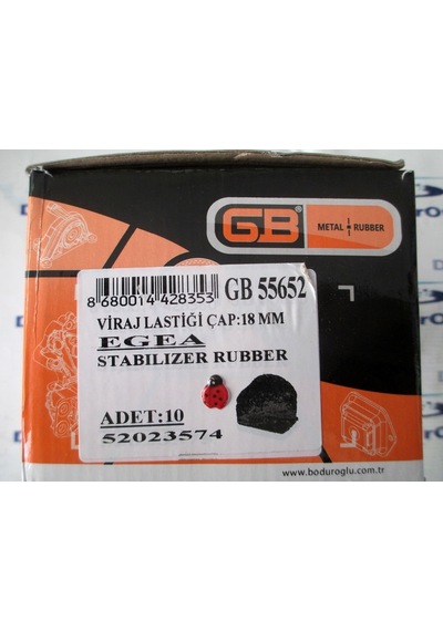 52023574 Viraj Demir Lastiği 18.mm. Egea GB