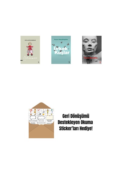 Öykünmece + Ürkek Kuşlar + Tanrıkadın + Okuma Sticker'ları