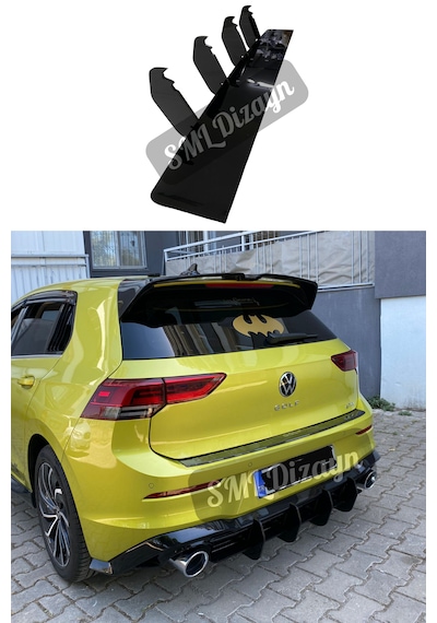 Volkswagen Golf 8 Gtı Difüzör İçin Arka Flap