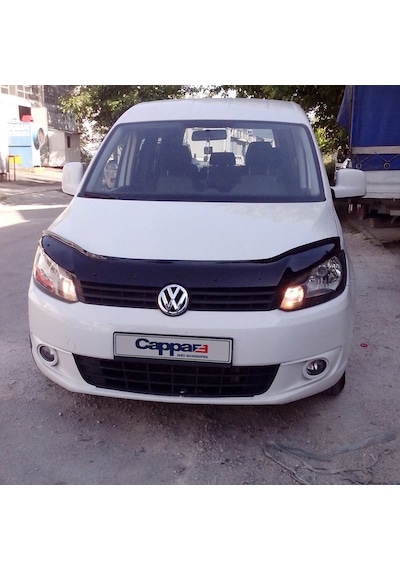 Cappafe Vw Caddy Ön Kaput Koruyucu Rüzgarlık 4Mm Abs 2010-2015