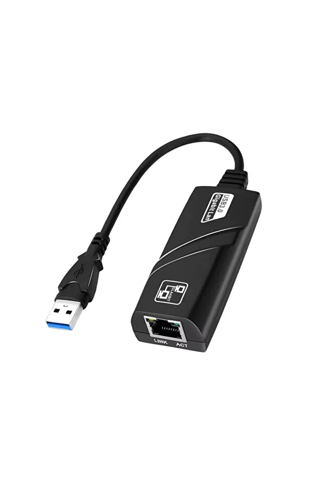 Harici İnternet 1000 Mbps Gigabit Tip C Usb 3.0 Kablolu Ağ Kartı Usb Rj45 Lan Ethernet Dönüştürücü