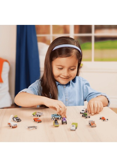 Driven Mini Araçlar - 20 Parça Çok Renkli