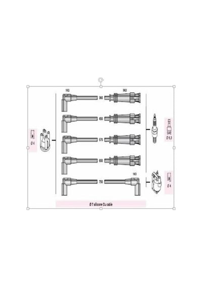 Autoline Abm40171 Buji Kablosu Bmw 316ı 318ı E30 M40 Abm302